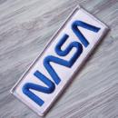 ロゴマーク・ワッペンパッチ NASA ブルー/ホワイト